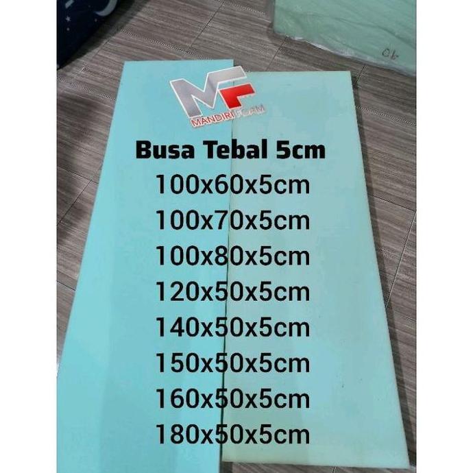 Busa Lembaran Serbaguna Density 23 Tebal 5cm Busa Lesehan Alas Kursi Jati Alas sofa Busa Serbaguna
