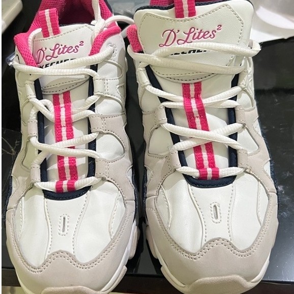 ⁠Sepatu Skechers D'Lites 2 Original Preloved Like New Size 38 (Insole 25 cm)⁠