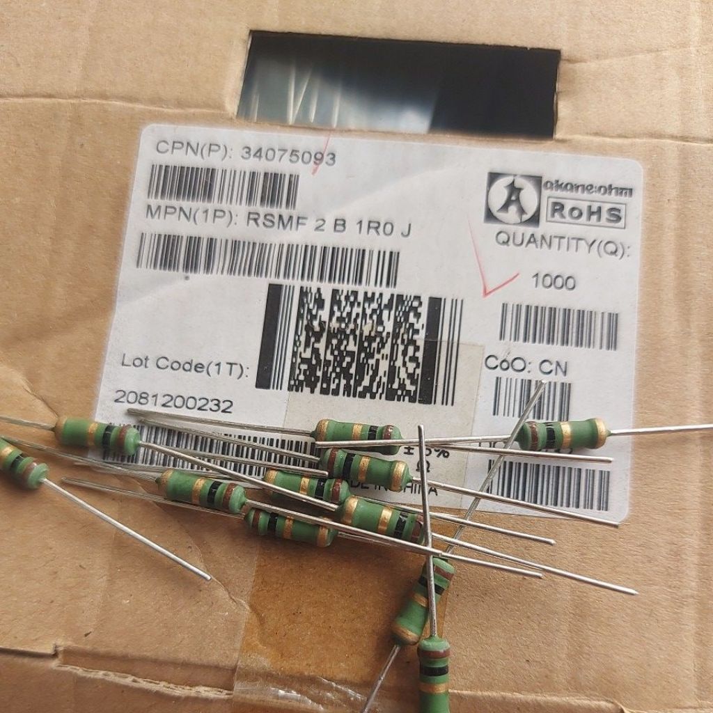 Resistor 1ohm 1R 2W ORIGINAL AKANE