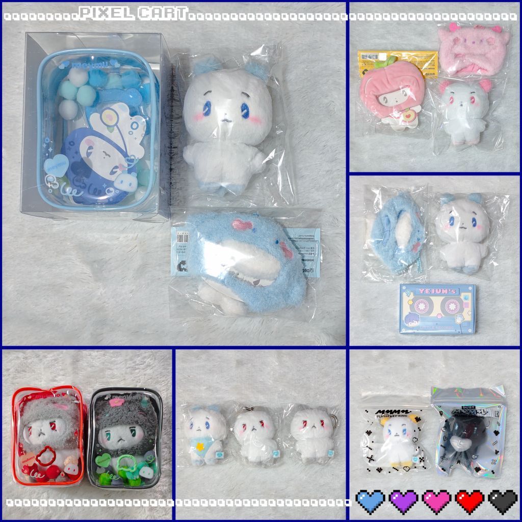 PLAVE MMMM PLUSH FIGURE DOLL KEYRING MEYMU MOI MIIMU MUHMO MEOWMI DUST