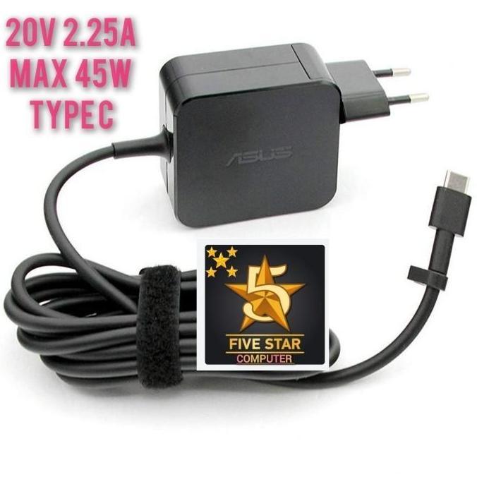 HARGA DISC - Adaptor Charger ASUS Chromebook C302 C302C C302CA Type C 45W