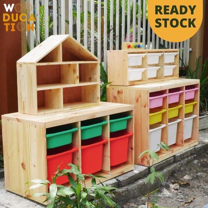 Rak Montessori / Rak Penyimpanan / Rak Mainan by Wooducation