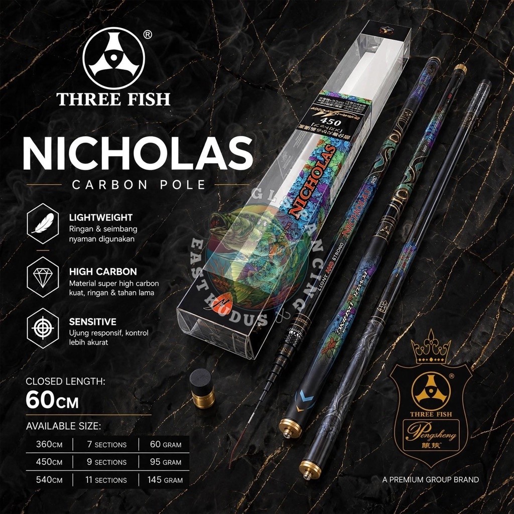 tegek threefish nicholas 360, 450
