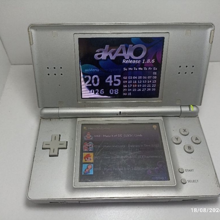 nds lite minus di layar + minus tombol arah