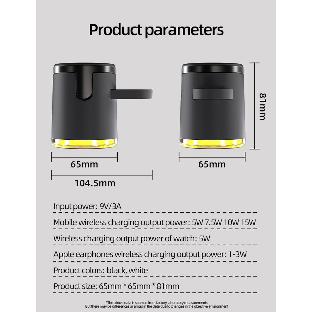 New Wireless Charger Z1 Pro 15W Fast Charging Magnetic 4In1 Foldable Magsafe Charging Station Q2 Ezt