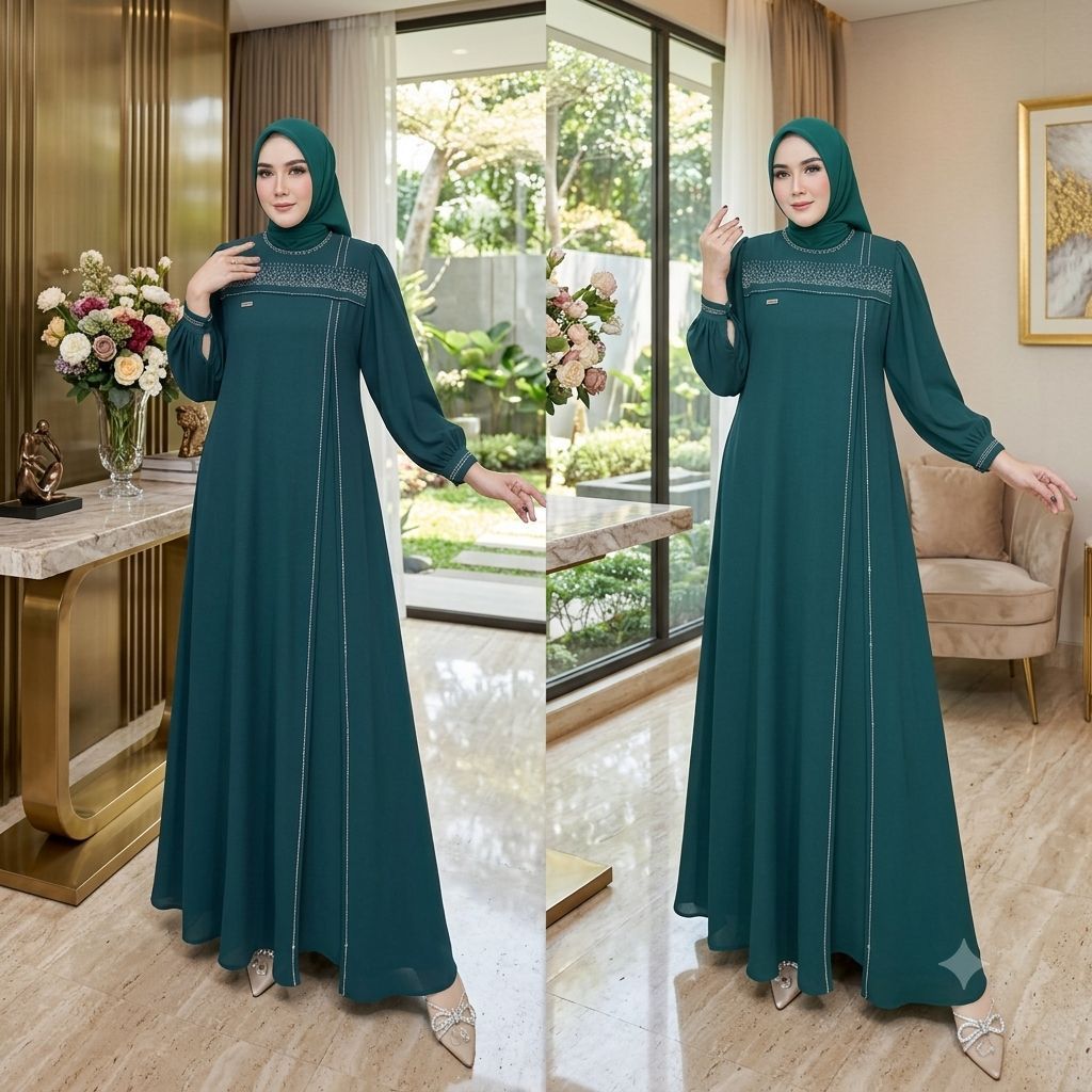 GAMIS POLOS WANITA MODERN EDISI TERBARU MODIS DAN ELEGAN
