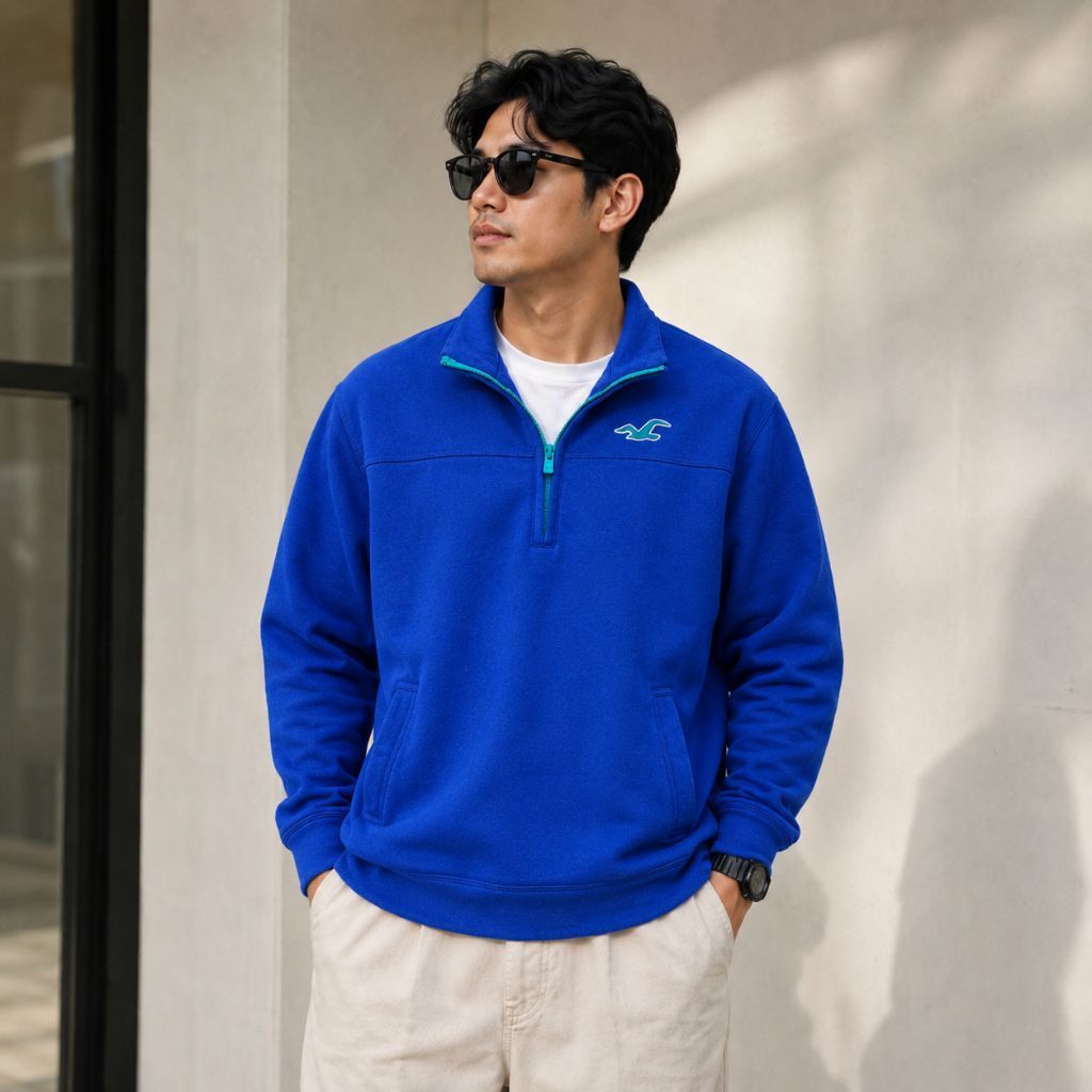 Casual Halfzipp Hollister
