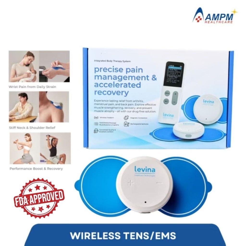 Levina RS-18P Alat Pereda Nyeri TENS NMES Portable Medical Grade