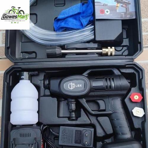 Set Alat Cuci mobil Portable Jet washer water spray cordless LBX
