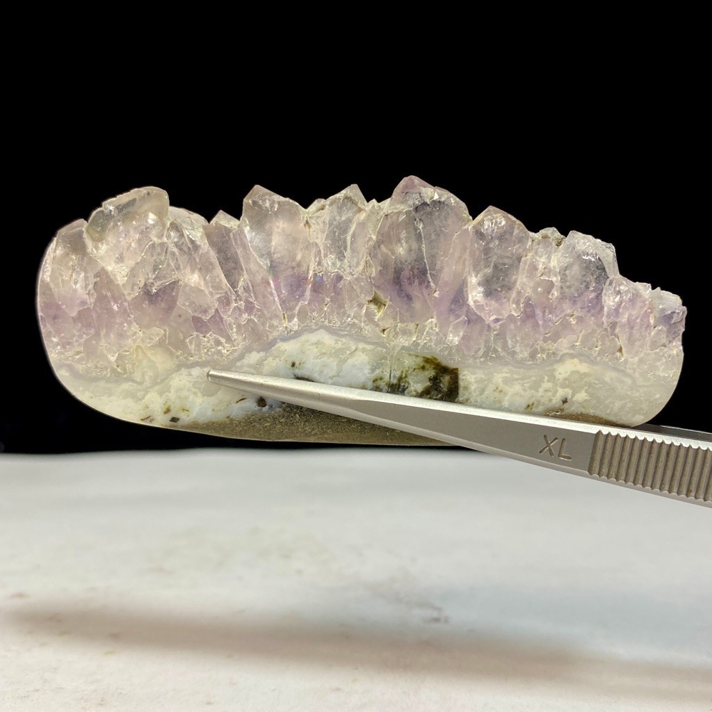 29GR NATURAL Amethyst - GEODE Alice CRYSTAL AMETHYST - Slice Crystal Amethyst - Gems Collection