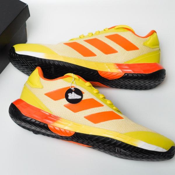 New Deals Sepatu Tenis Padel Badminton Pria Adidas Velocity Grand Yellow Men Shoes