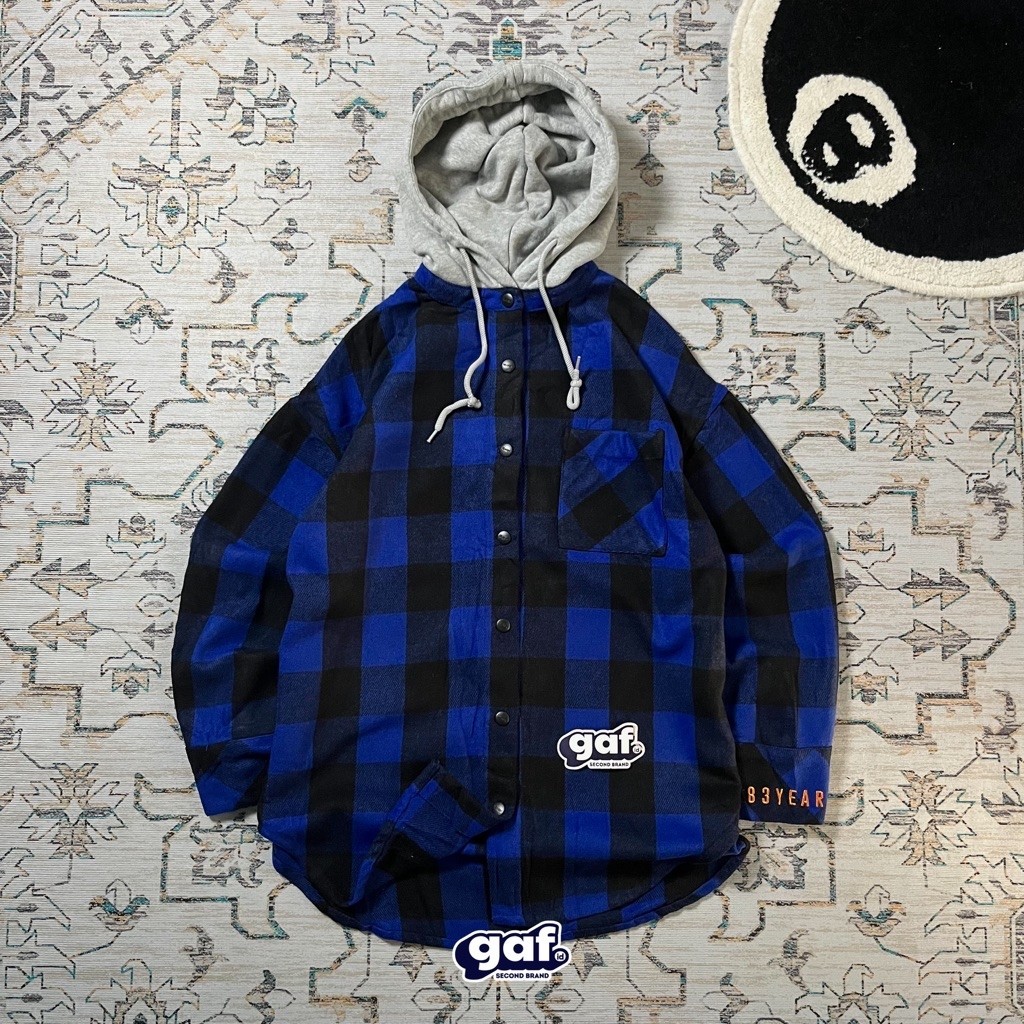 Flanel Hoodie TBJ Nearby (Kode JA4)