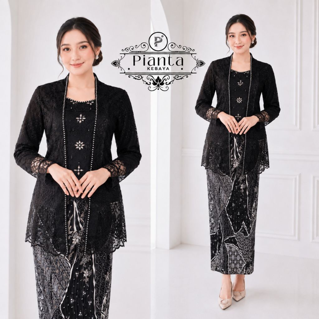 Kebaya Kutubaru Tille Bordir Premium Part 1 | Kebaya Kutubaru Payet | Kebaya Modern Wisuda