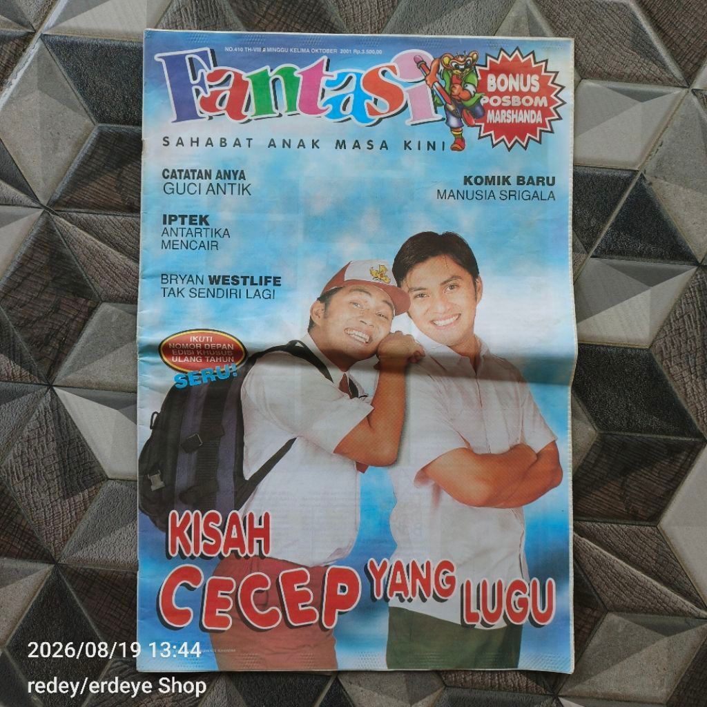 Tabloid Fantasi No 410 Oktober 2001