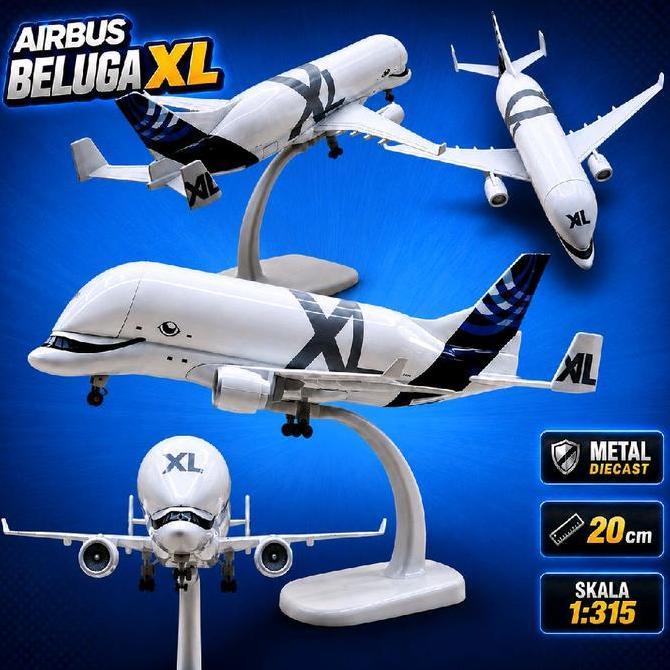 Diecast pesawat Beluga XL diecast pesawat besi diecast pesawat terbang Beluga mainan pesawat Beluga 