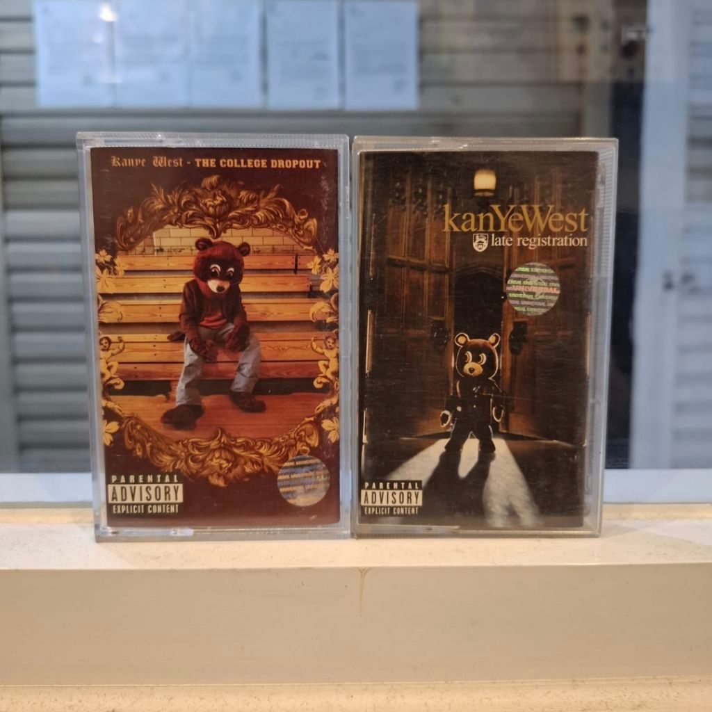 Kanye West - Late Registration & The College Dropout Kaset Pita Cassette Tape