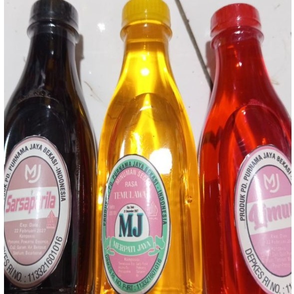 MW - Minuman segar temulawak limun dan sarsaparila 320 ML