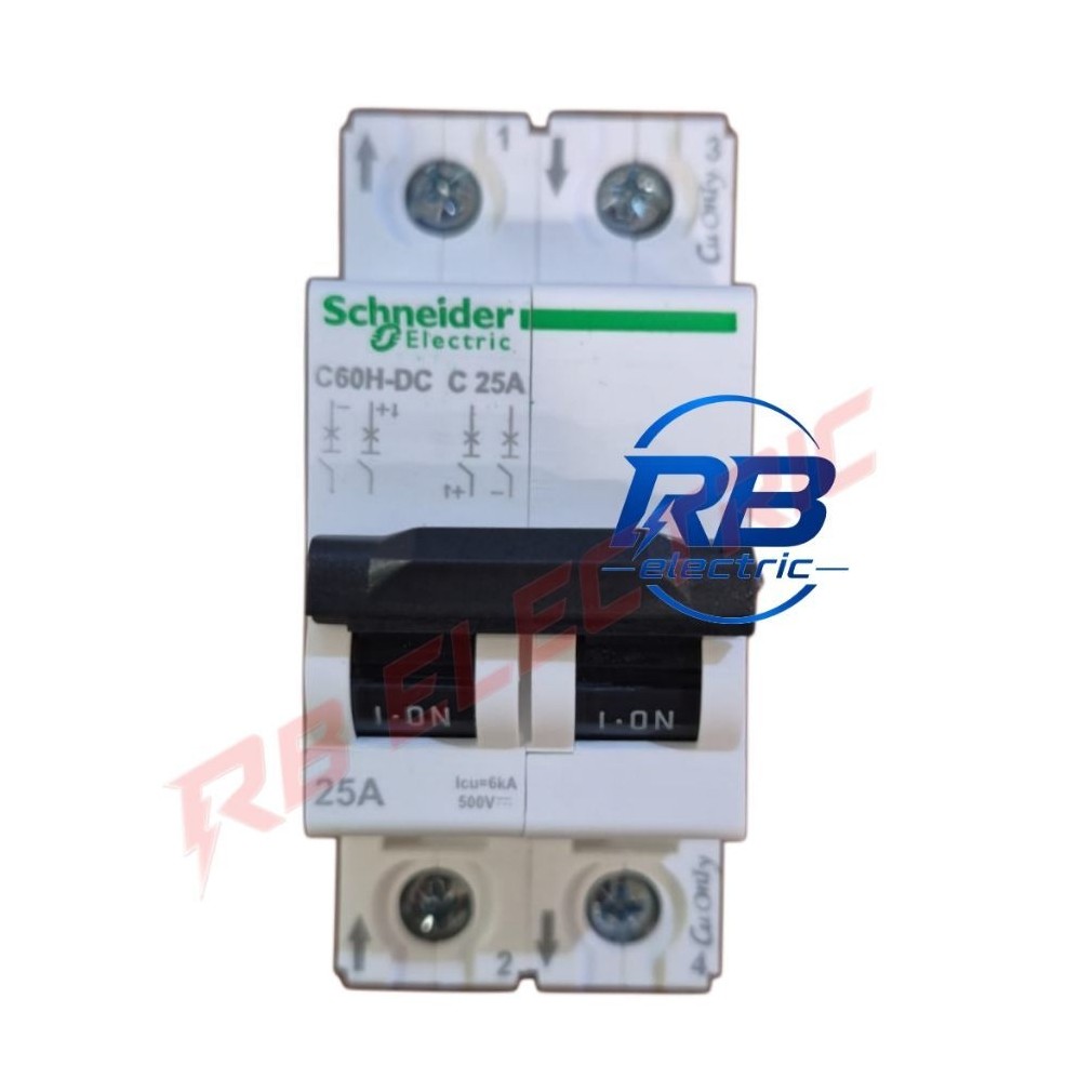 MCB DC SCHNEIDER C60H-DC 2P 25A SNI MCB DC 2 POLE