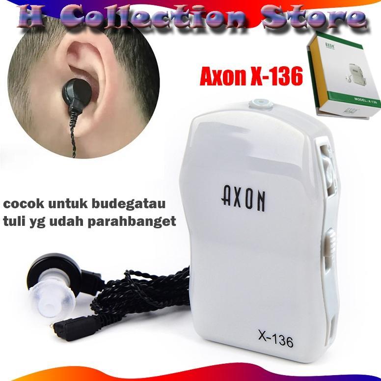[100% Original ] Axon X-136 Hearing aid / alat bantu dengar axon x 136 tipe poket original Bion