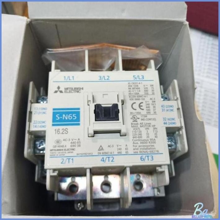 CONTACTOR KONTAKTOR MITSUBIAHI S-N65 SN65 220VAC 100A ORIGINAL KHUSUS