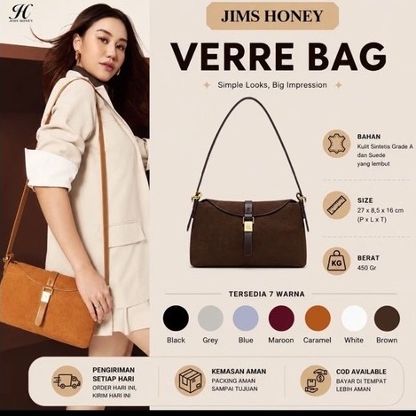 Tas Selempang Wanita Jims Honey Verre Bag Model Aaliyahs ANDARI