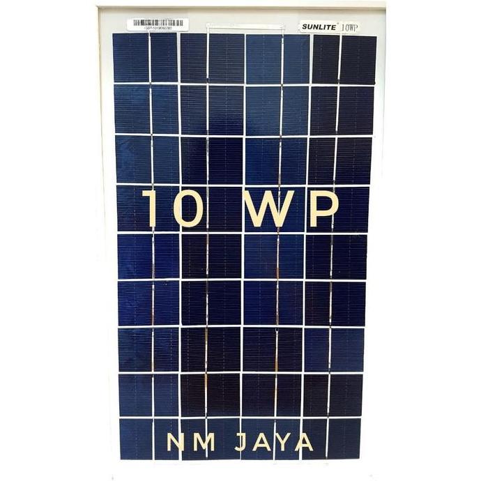 TERMURAH - Solar Panel Surya Solar Cell 10WP 10 Watt 10 W Poly