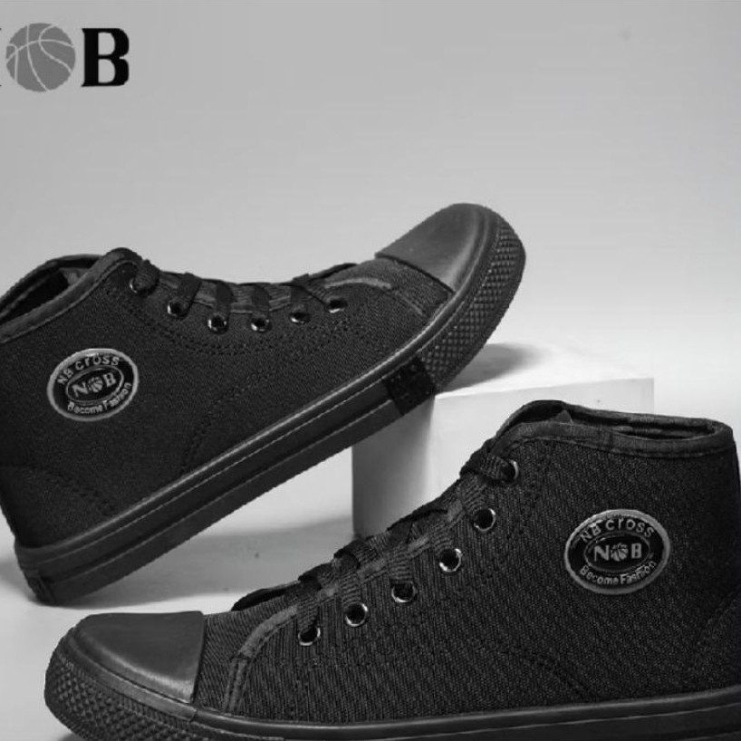 NB CROS SEPATU SEKOLAH ANAK LAKI2 DAN PEREMPUAN, SEPATU SNEAKER NB PREMIUM HITAM