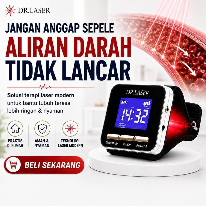 FARMUKE Dr Laser Hi Plus Original Official Gogomall | Alat Terapi Laser | Bantu Melancarkan Peredara