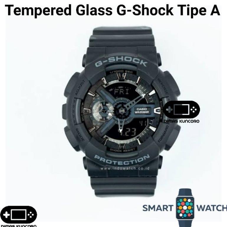 Tempered Glass G-Shock Tipe A anti gores casio gshock gd ga 100 110 120 GA100 GA110 GA120 GD100 GA12