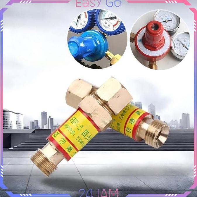 TSP Flashback Arrestor Aman Untuk Tabung Gas Flashback Regulator Oksigen Flashback Arrestor Cutting 