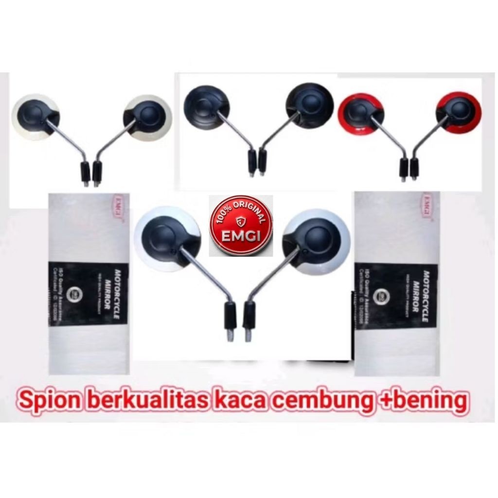 SPION MOTOR SCOOPY UKURAN STANDAR ORIGINAL EMGI (SEPASANG)