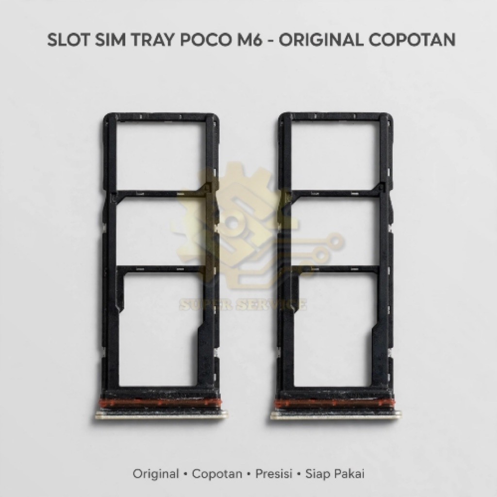 SLOT SIM TRAY POCO M6 ORIGINAL COPOTAN