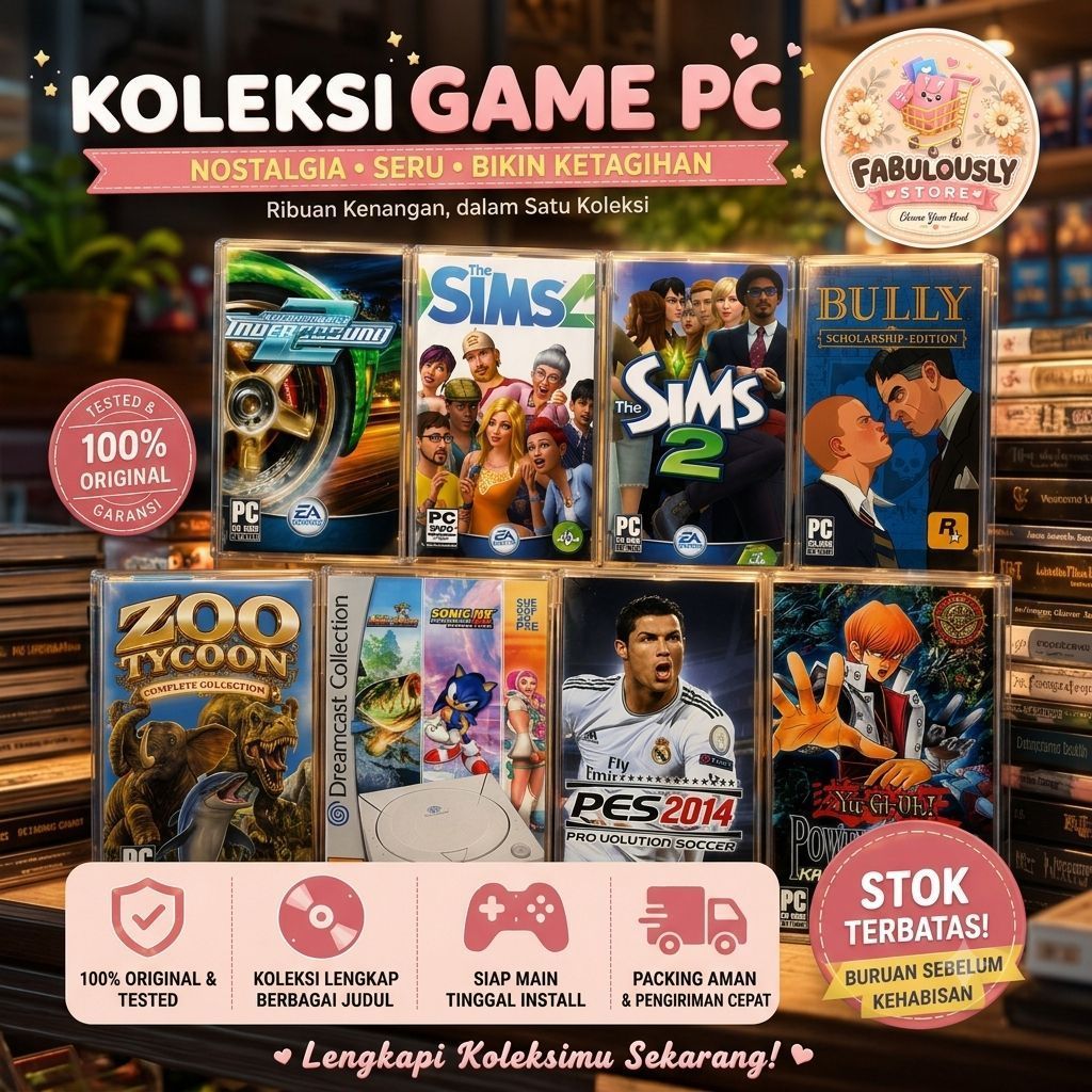 Aneka CD / DVD Game PC Murah