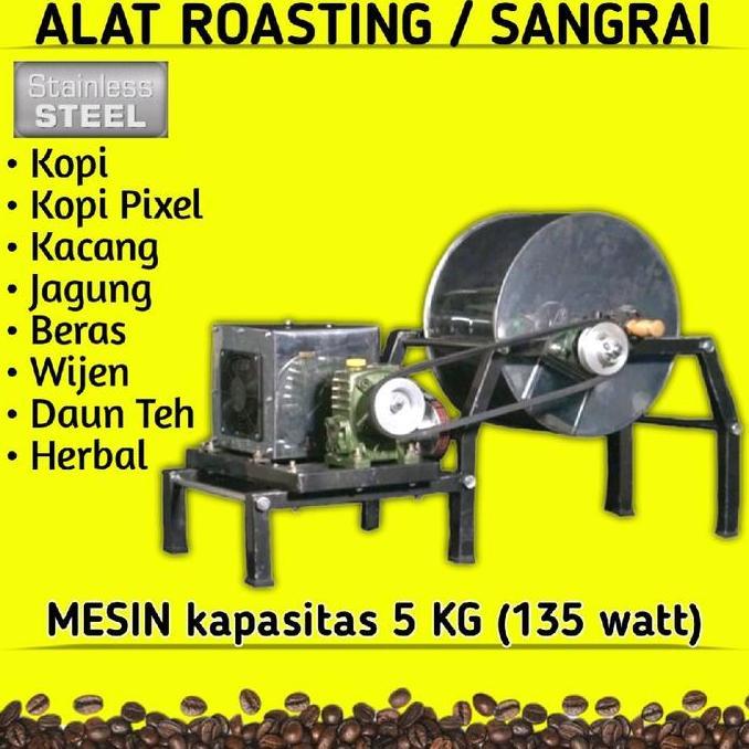 Mesin Roasting Mesin Sangrai Mesin Roasting Kopi Mesin Sangrai Kopi Coffee Roaster Roaster Kopi Vers