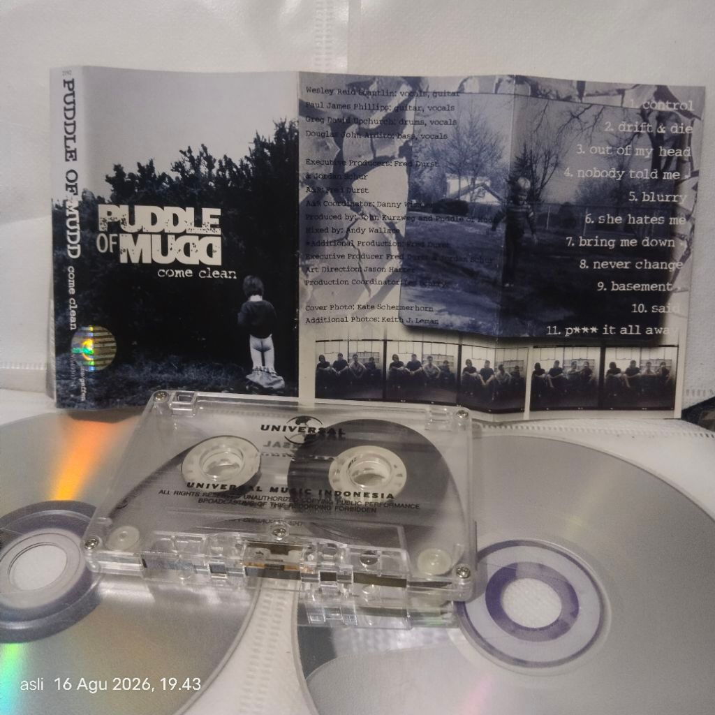 kaset pita Puddle of mudd // come clean