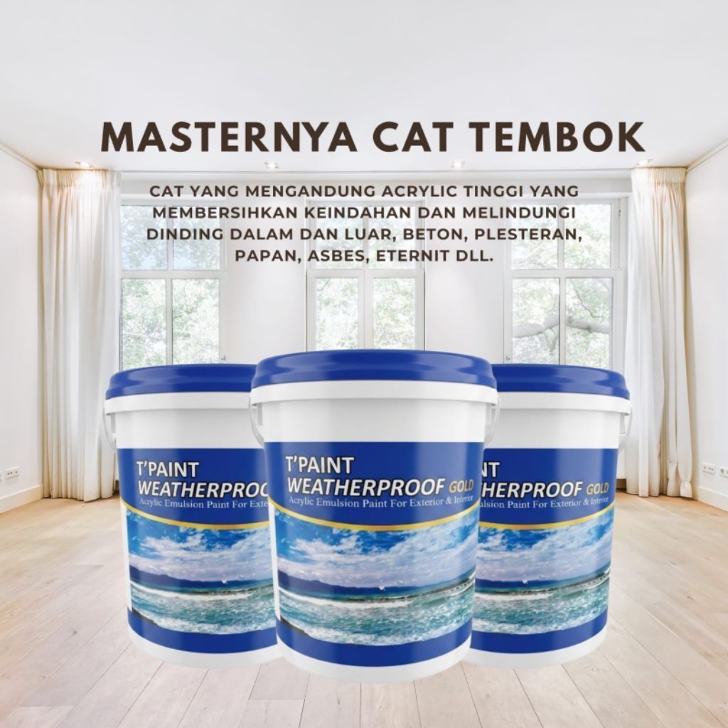 Cat Tembok T'paint Weatherproof 20 kg
