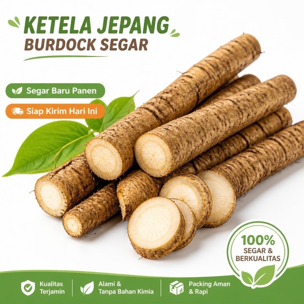 Burdock / Gobo / Ketela Jepang Segar