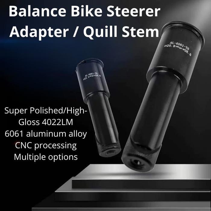 Xpush Adaptor Stem 22.2 to 28.6mm | Sambungan Fork Standar ke Stang Oversize A-Head | Converter Peni