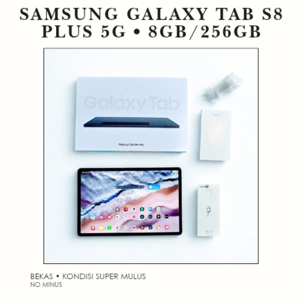 Samsung Galaxy Tab S8 Plus 5G • 8/256GB • Bekas