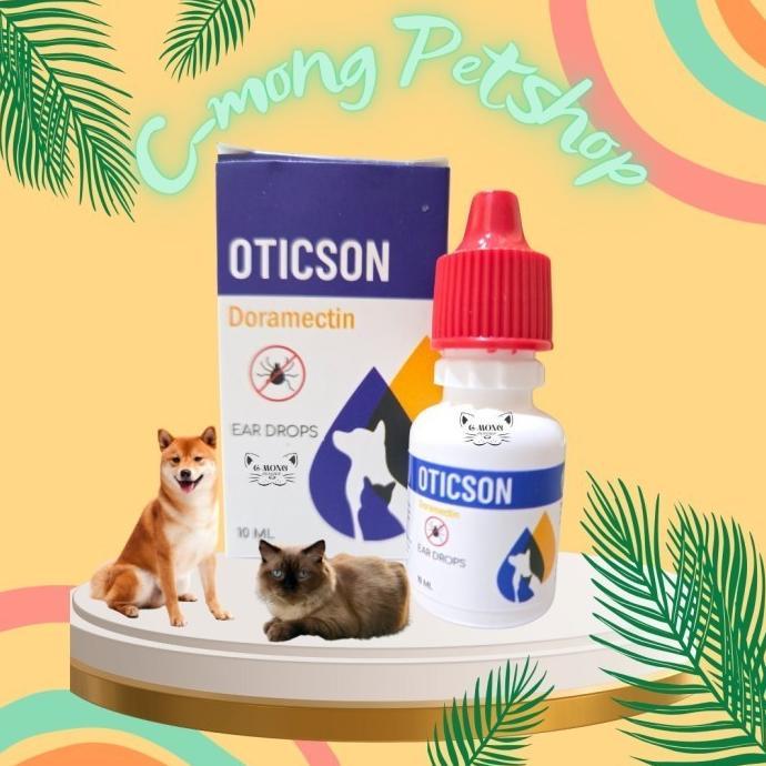 Oticson Doramectin 10ml Tetes Telinga Anti Earmites / Kutu Telinga & Infeksi Telinga Kucing Anjing D