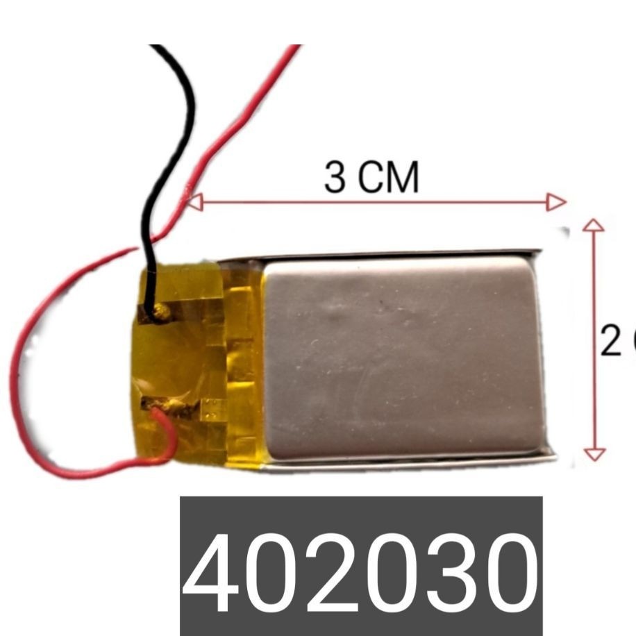 baterai polymer 403020 (polos)
