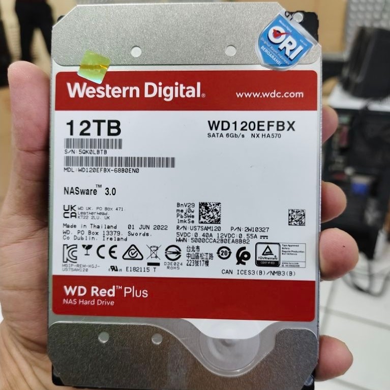 HDD 12TB Support NAS & PC