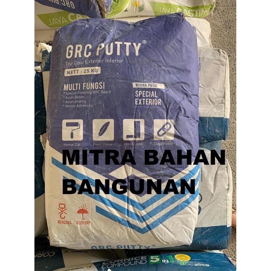 [] GRC Putty 25KG Multi Fungsi Special Finishing GRC Board Acian Beton Dinding Mortar Adhesives Komp