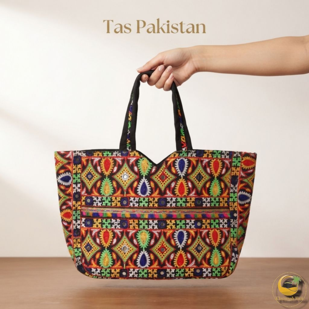 Tas Pakistan - Tas Pakistan Payet, Bahan Kanvas Tahan Air, Desain Beragam, Menarik