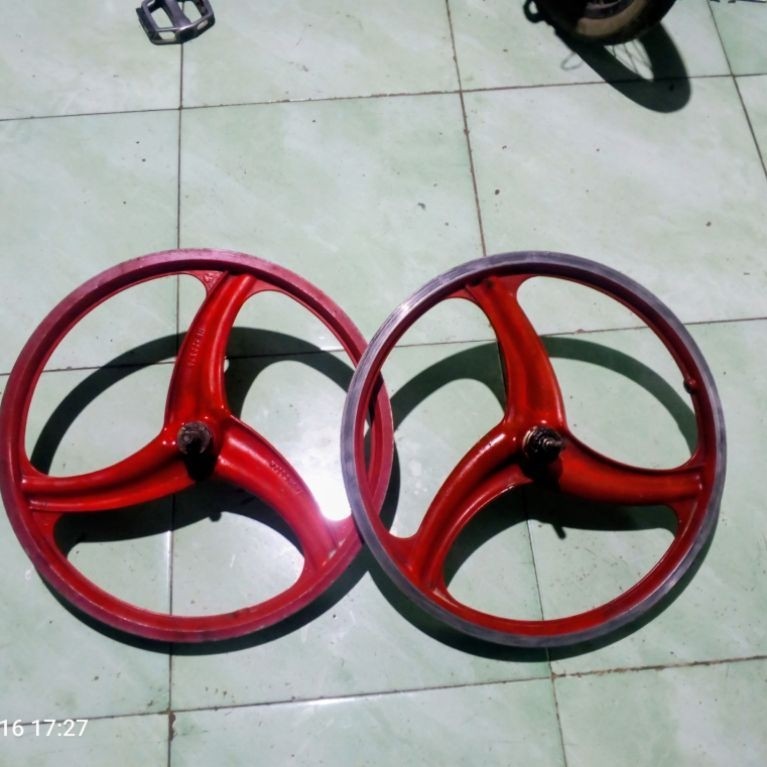 1set Velk sepeda palang 3 ukuran 20×175 aluminium cocok untuk bcycle lajak,BMX,lipat