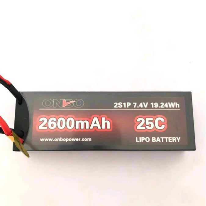 Lipo 2S Hardcase 7.4V 2600Mah 25C Onbo Power