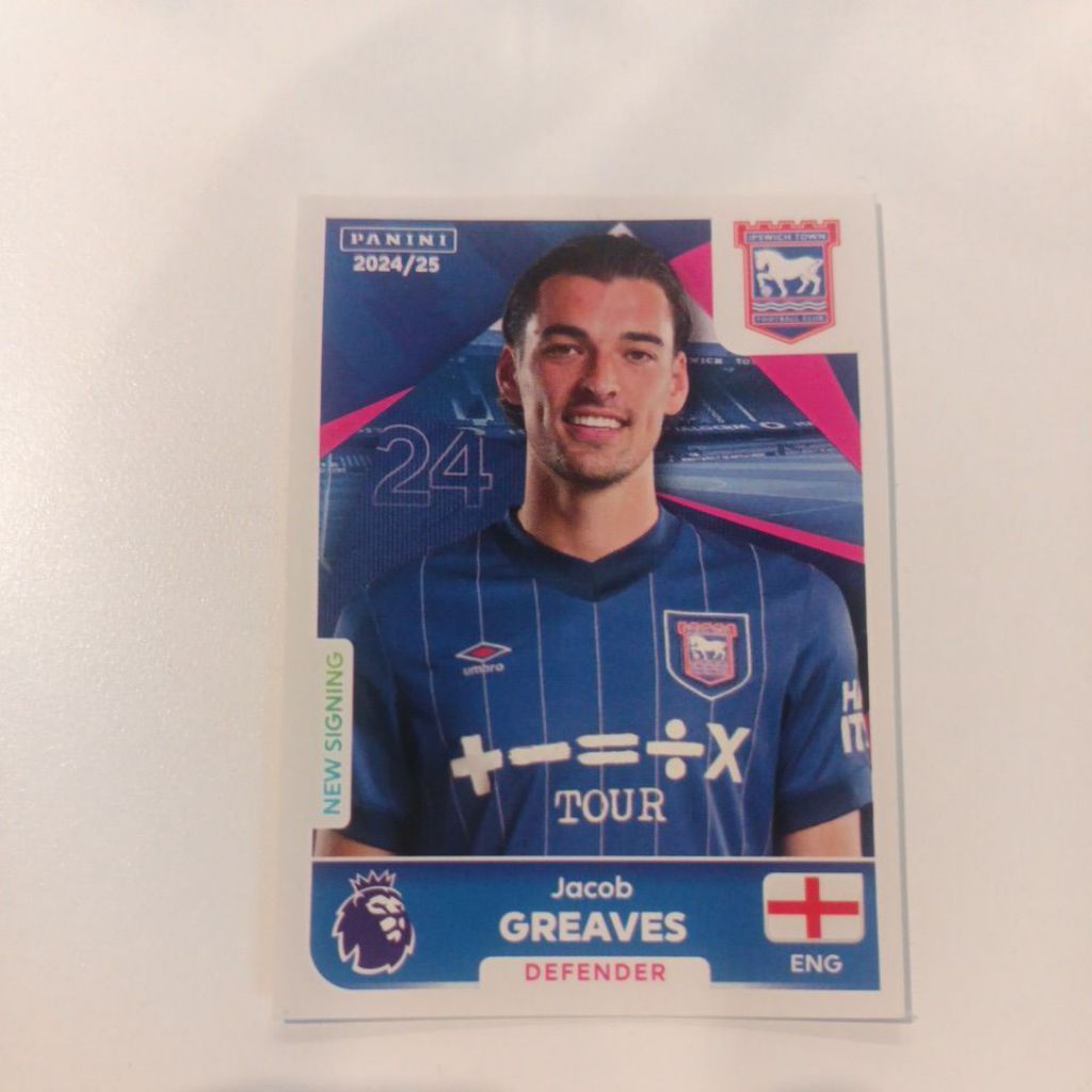 Sticker Bola Panini EPL 2024/2025 Ipswich Town