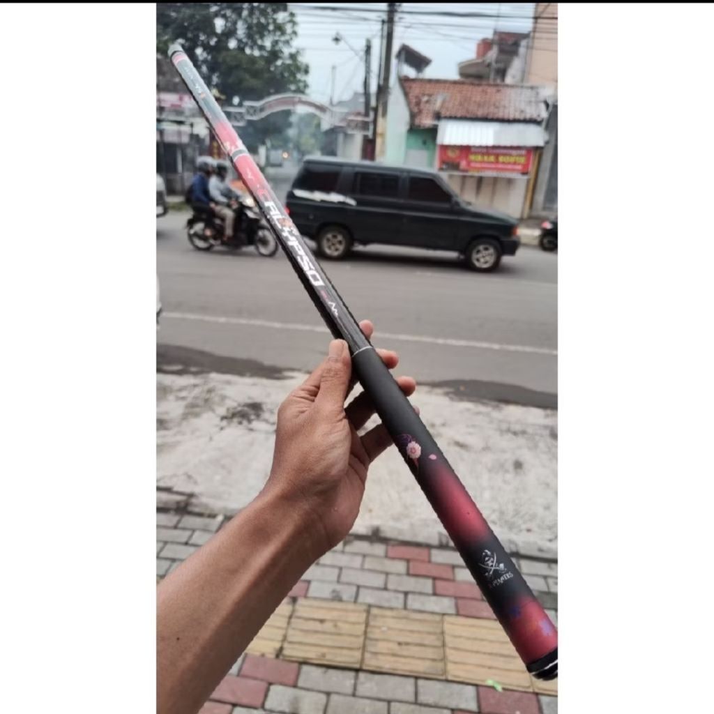 joran tegek x pirates calypso bahan carbon kering ringan