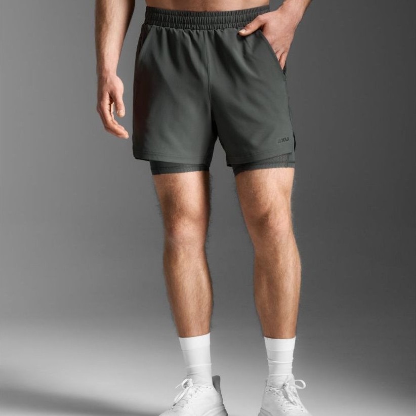 2XU Aero Mesh 2 in 1 5 Inch Shorts