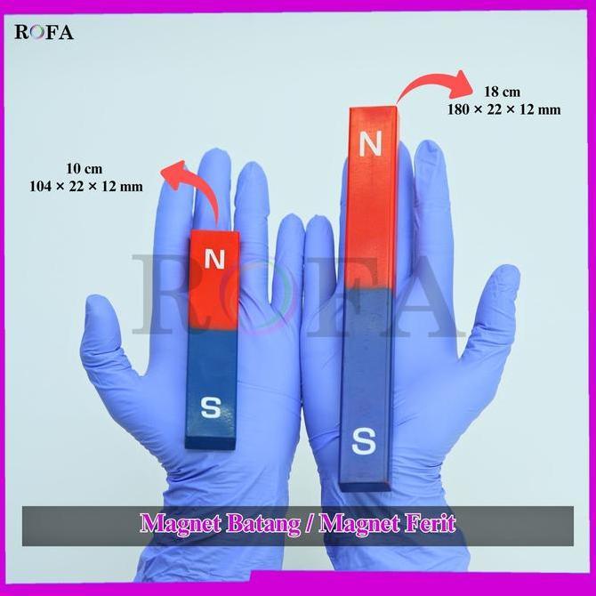 ROFA Magnet Batang / Magnet Ferit / Bar Magnet / Magnet Balok